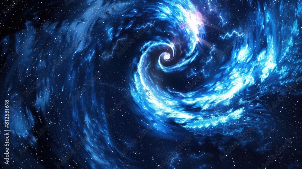 Hypnotic cosmic vortex swirling in space Hypnotic cosmic vortex swirling in space