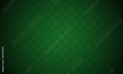 Green background for Poker or Casino. Vector template for your design.