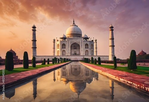 taj mahal in agra country