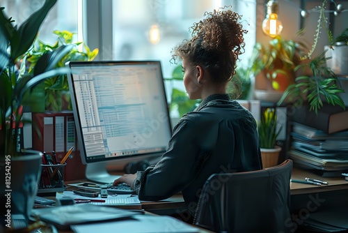 Wallpaper Mural Revenue Officer Utilizing Essential Tools in Accounting Environment Torontodigital.ca