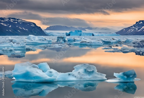A view of the Jokulsarlon Glacier Lagoon in Iceland © Simon Edge