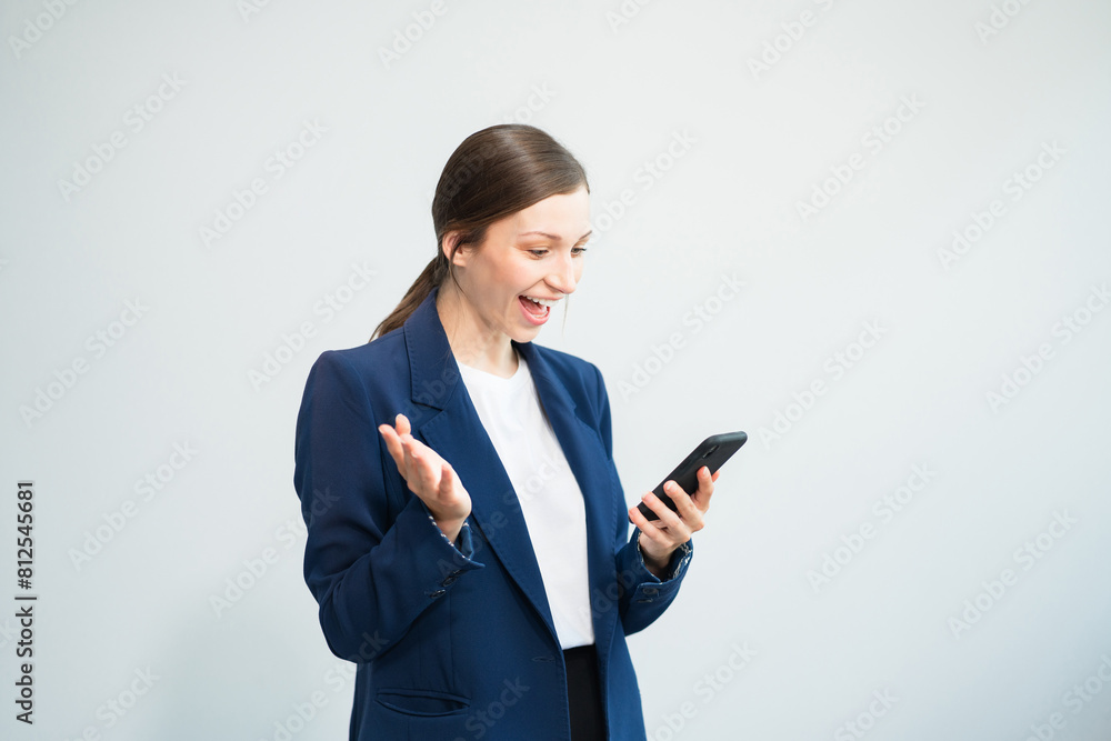 Business woman are excited business success with inspiration from their excellent financial results that are happy working. Business woman are excited business success with inspiration from their excellent financial results that are happy working.