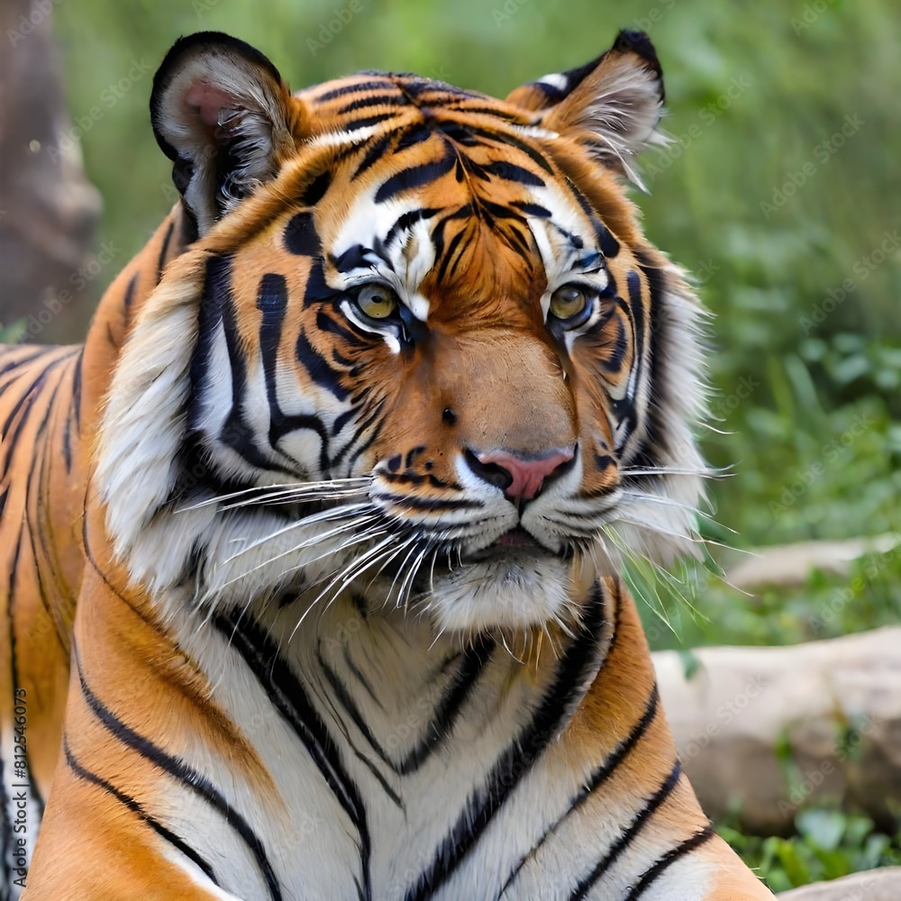Fototapeta premium Bengal Tigers: A Force to be Reckoned With