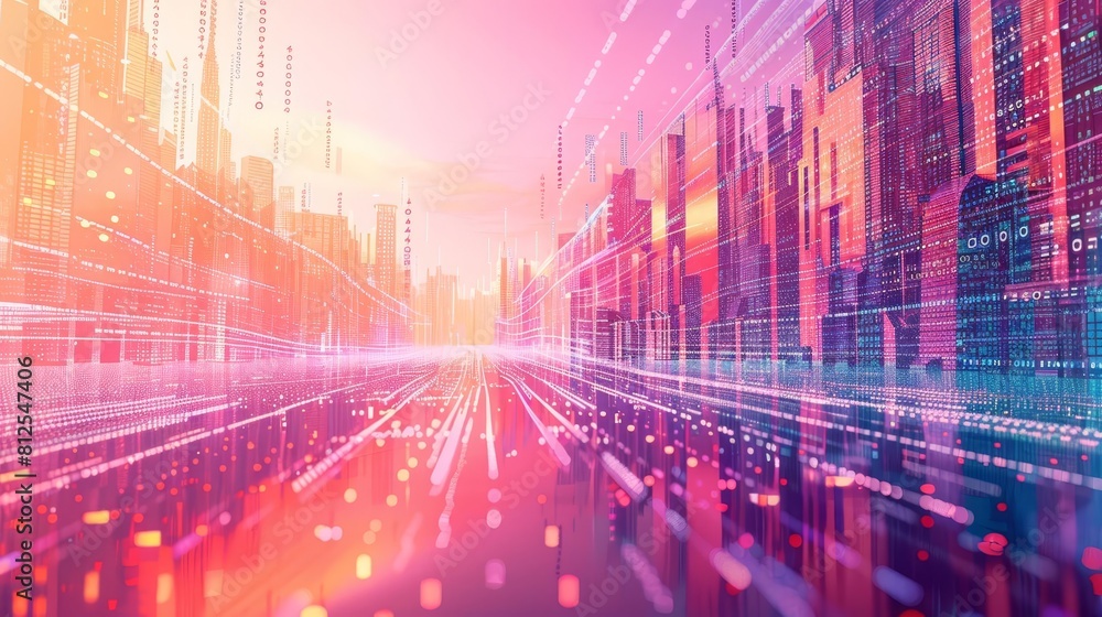 Futuristic of a city