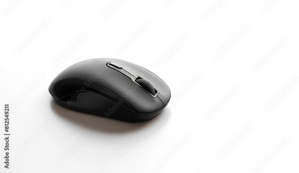 computer wireless mouse isolated on a white background computer wireless mouse isolated on a white background