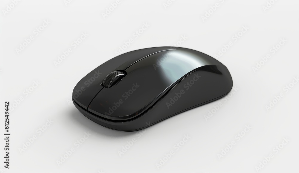 computer wireless mouse isolated on a white background computer wireless mouse isolated on a white background