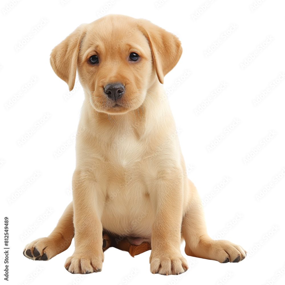 Labrador Retriever puppy on white background Labrador Retriever puppy on white background