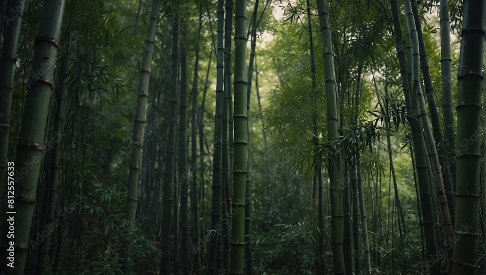 photo of a bamboo forest that looks beautiful and calming made by AI generative photo of a bamboo forest that looks beautiful and calming made by AI generative