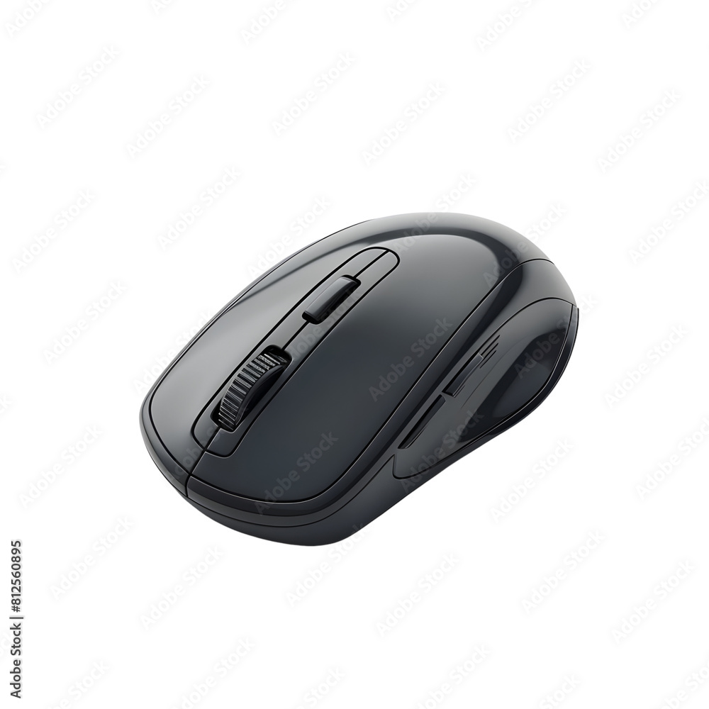wireless computer mouse Isolated on transparent background wireless computer mouse Isolated on transparent background
