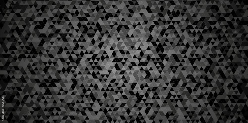 Abstract triangle polygonal black background. Modern abstract geometric polygon background. Abstract seamless polygon background vector illustration. Black and gray Polygon Mosaic Background. Abstract triangle polygonal black background. Modern abstract geometric polygon background. Abstract seamless polygon background vector illustration. Black and gray Polygon Mosaic Background.