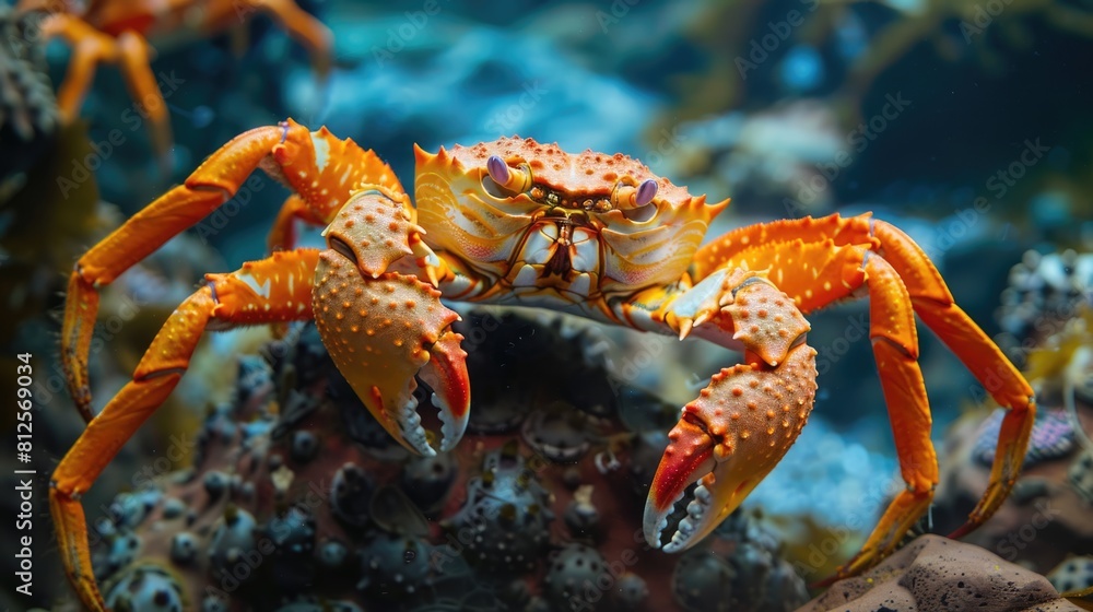 Golden King Crab - A Delicious Seafood Meal from the Russian Ocean Golden King Crab - A Delicious Seafood Meal from the Russian Ocean