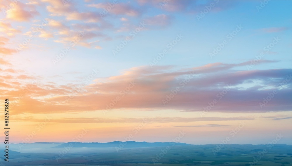 Fototapeta premium 朝焼けの美しい空2