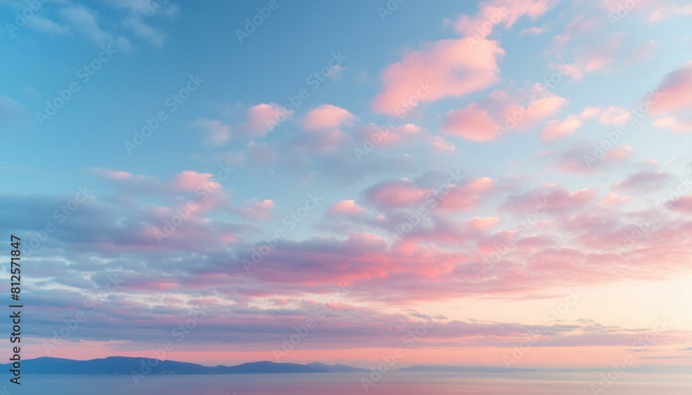 Fototapeta premium 朝焼けの美しい空4