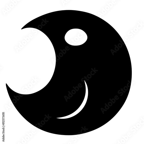 yin yang symbol moon