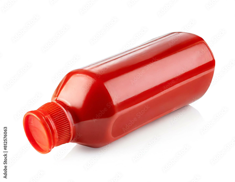 ketchup flasche isoliert auf weißen Hintergrund, Freisteller ketchup flasche isoliert auf weißen Hintergrund, Freisteller