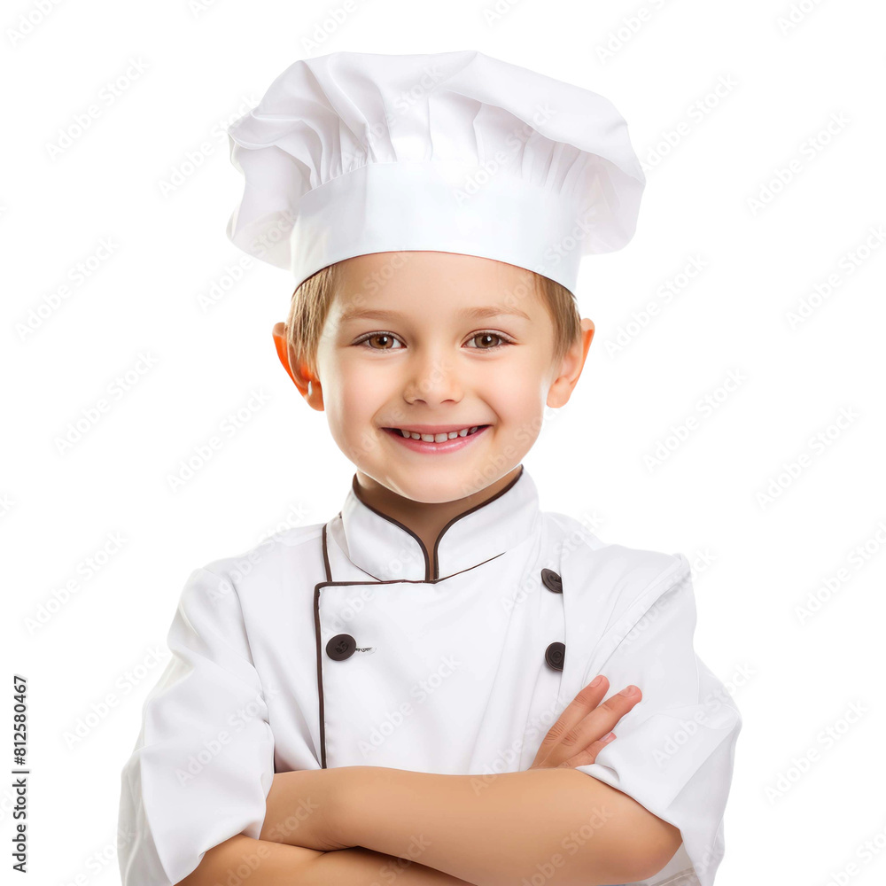child chef isolated on transparent background child chef isolated on transparent background