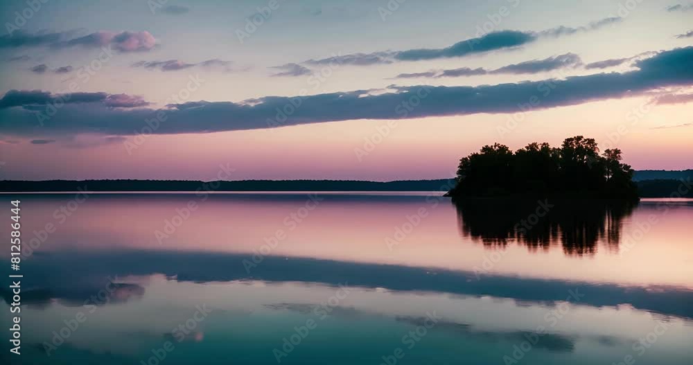 Generative AI: Tranquil Lake at Dusk Generative AI: Tranquil Lake at Dusk