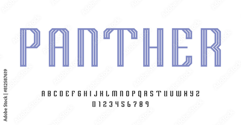 Set of alphabets font letters and numbers modern abstract design with outlines concept vector illustration
Set of alphabets font letters and numbers modern abstract design with outlines concept vector illustration