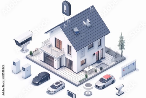 Enhance smart home control with robust wireless networks, securing surveillance through independent alarms and constant connectivity in urban settings.