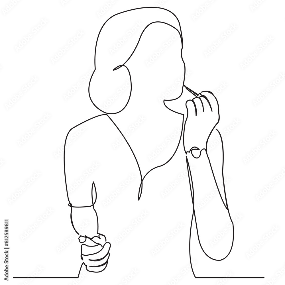 the girl is painted in front of the mirror the girl is painted in front of the mirror