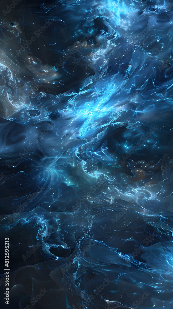 Obraz premium abstract fractal. Fractal art background for creative design. Decoration for wallpaper, desktop, poster, cover booklet. Print for clothes, t-shirt. creative illustration for design