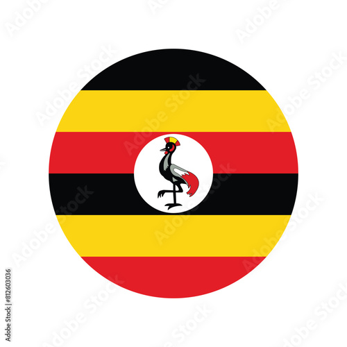 Free Download National Flag of Uganda. Uganda Flag. Uganda Round flag.
 - GFXLoad