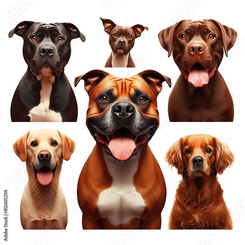 Many dogs with their tongue out image art art art card design illustrator.