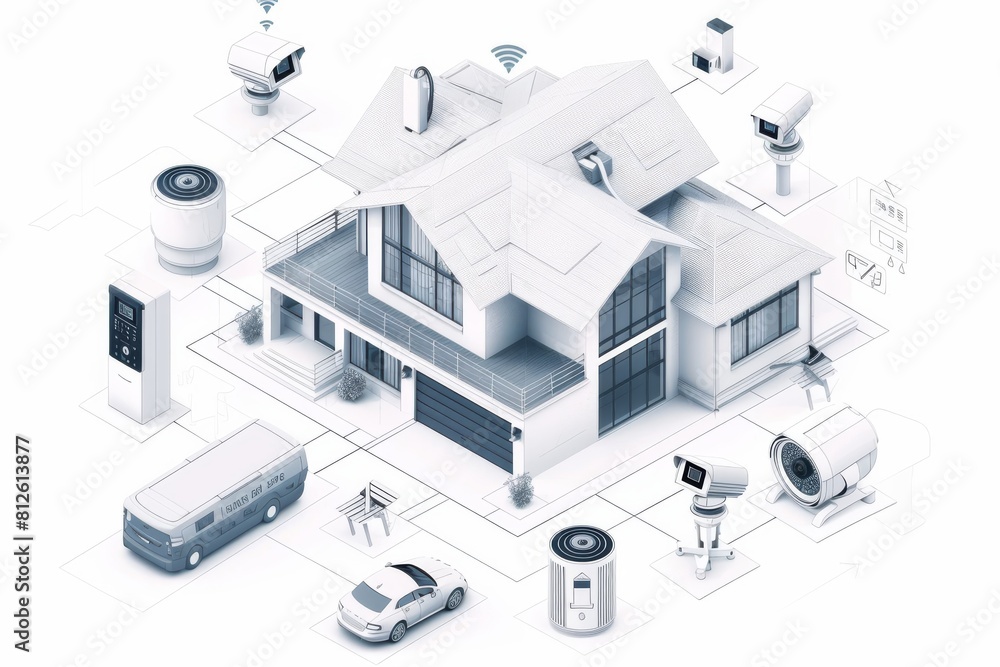 Secure digital communication and recording in home surveillance systems through advanced camera technology. Secure digital communication and recording in home surveillance systems through advanced camera technology.