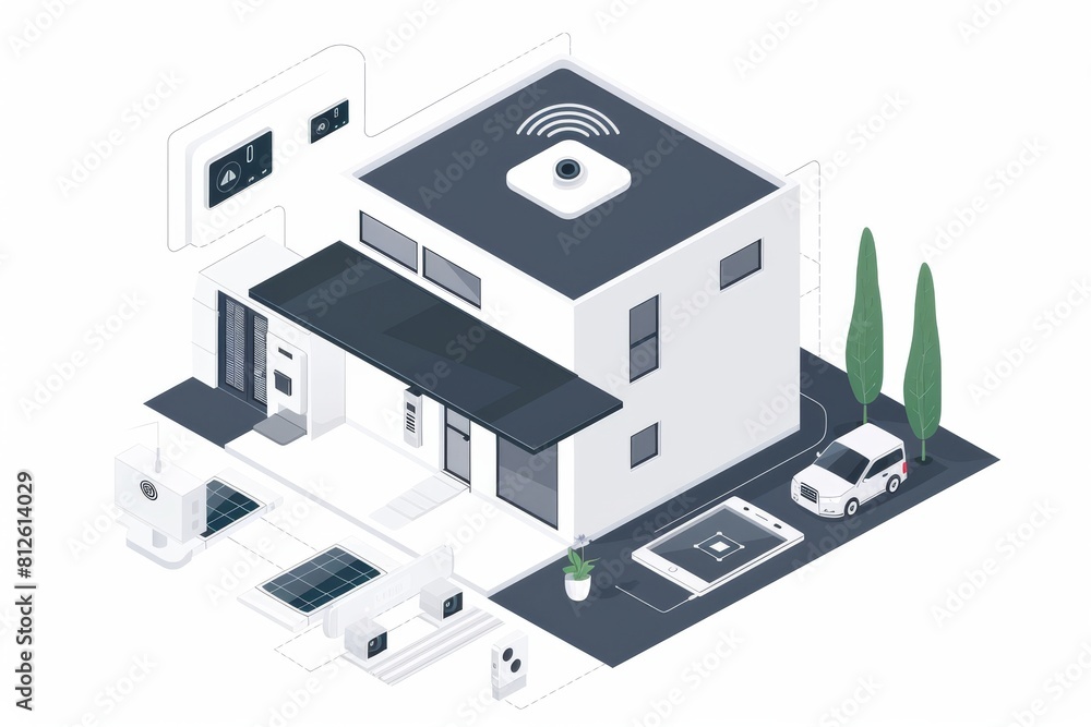 Digital surveillance technology in home security uses cameras to safeguard and record communication effectively. Digital surveillance technology in home security uses cameras to safeguard and record communication effectively.