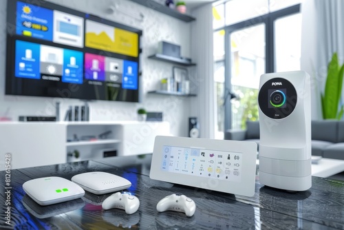 Utilize camera technology for home surveillance, ensuring secure digital recording and safeguarding communication.