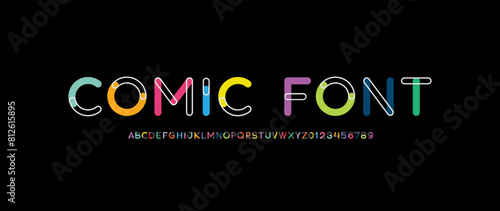 alphabet playful art decorative font