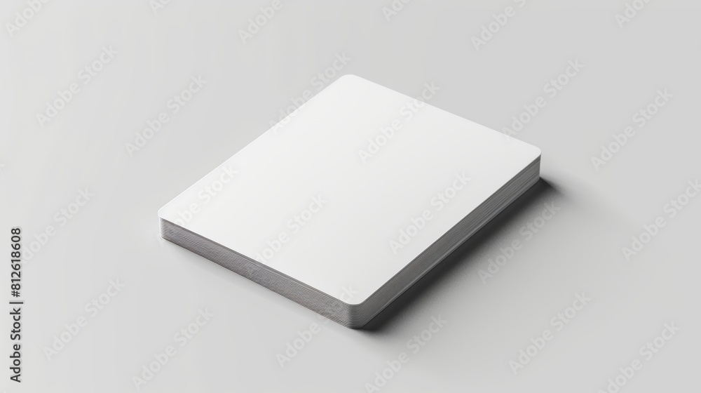 Blank white business cards mockup on white background. Blank white business cards mockup on white background.