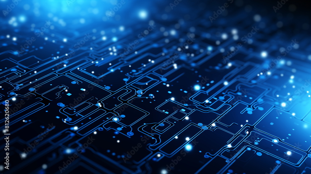 An abstract concept of technology and data connections. Electric blue pattern resembling a starry midnight sky with water dots and lines An abstract concept of technology and data connections. Electric blue pattern resembling a starry midnight sky with water dots and lines