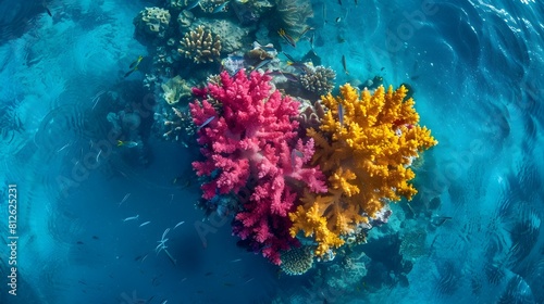 Vibrant Heart Shaped Coral ...