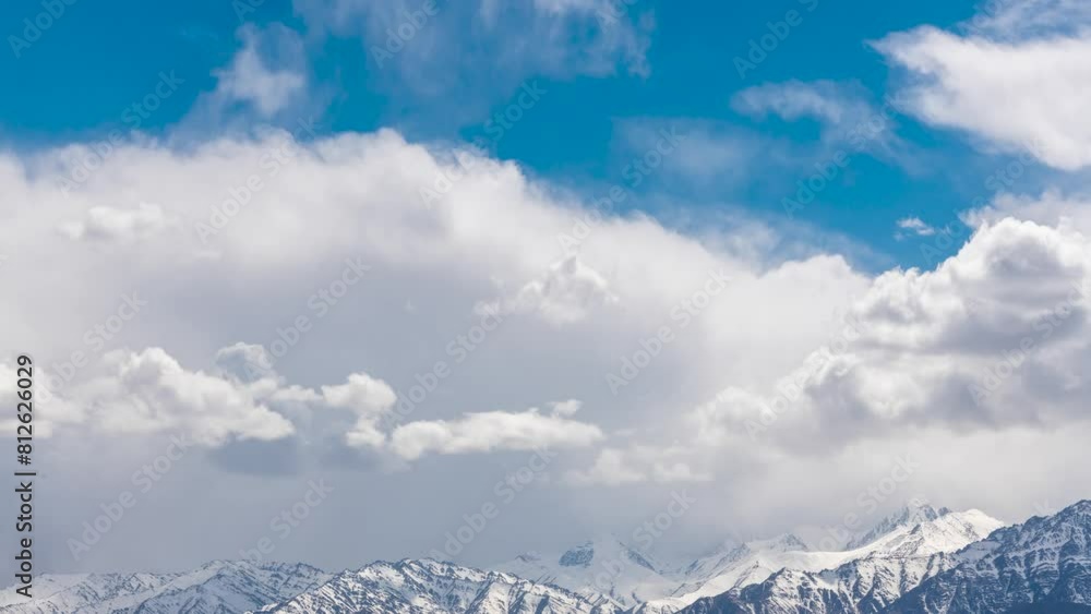 Timelapse video of a storm over Himalayan peaks in the Ladakh region of northern India Timelapse video of a storm over Himalayan peaks in the Ladakh region of northern India