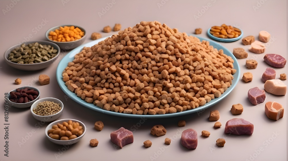 AI-generated image of dog food AI-generated image of dog food