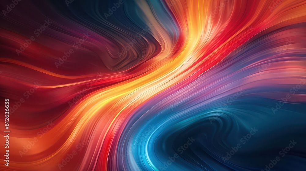 custom made wallpaper toronto digitalAn abstract background with fiery red and orange swirls blended with deep blue accents showing dynamic energy and movement