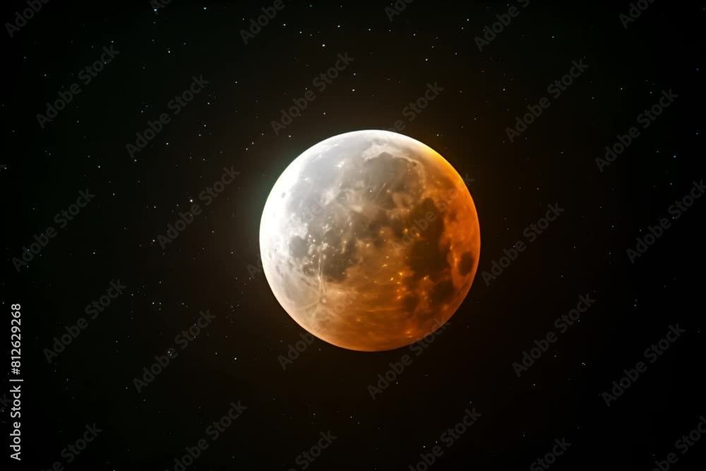 Beautiful view of the moon in the night sky Beautiful view of the moon in the night sky