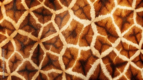 キリン柄の背景
