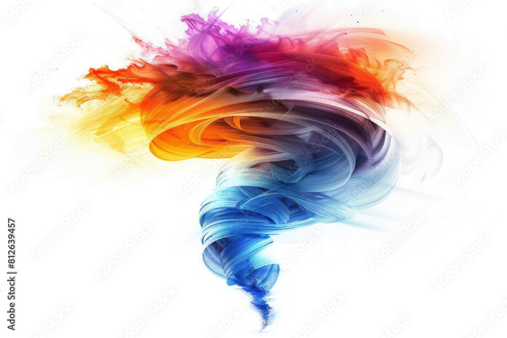 stylized tornado symbol with bold lines and vibrant colors. stylized tornado symbol with bold lines and vibrant colors.