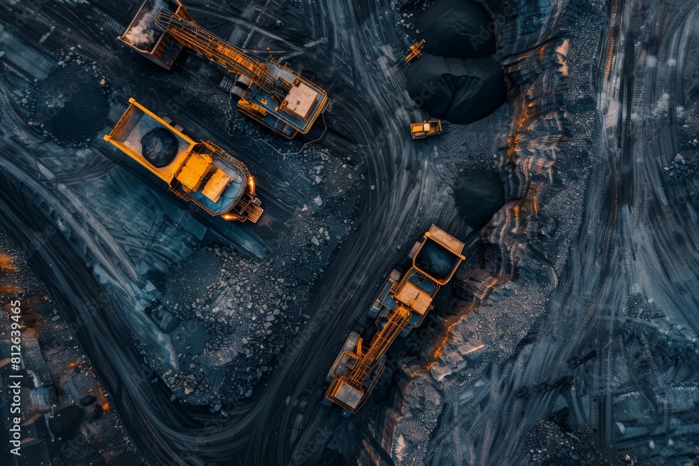 Coal mining from above Coal mining from above