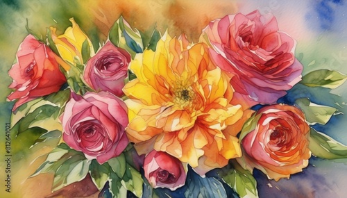 Watercolor Flower