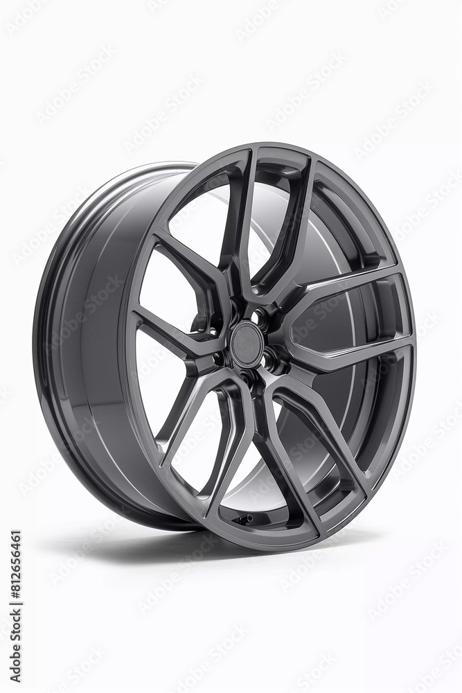 Obraz premium Sport car rim on a white background