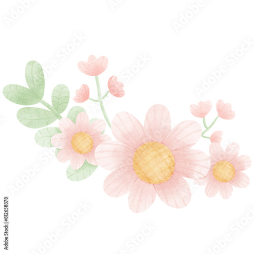 A bouquet of pink flowers