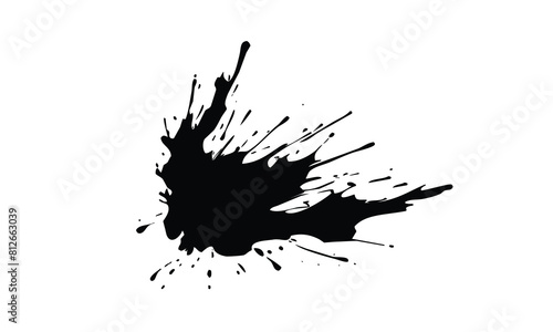 grunge brush, vector paint brush stroke, Dirty watercolor texture, box, frame, grunge background, splash or creative shape for social media. Abstract drawing. Free Vector
