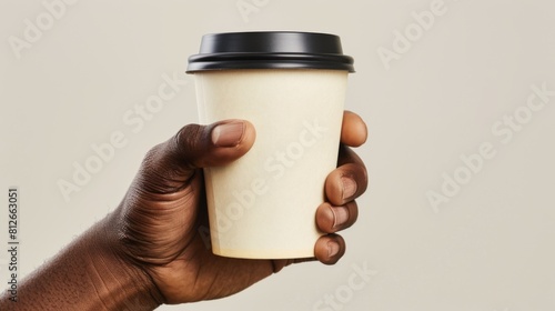 A Hand Holding Coffee Cup photo