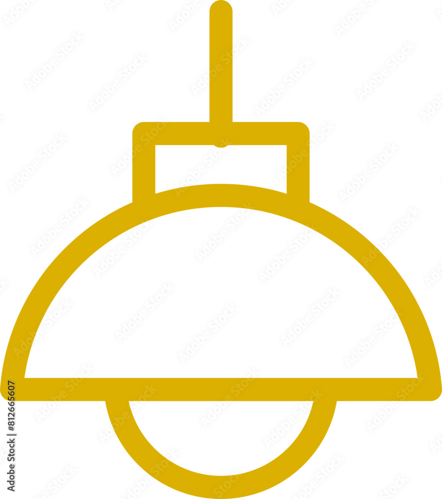 Obraz premium hanging lamp icon 