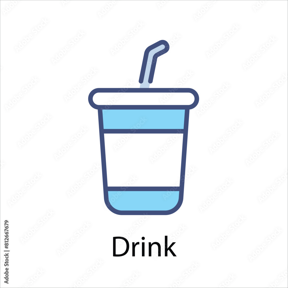 Drink vector icon Drink vector icon