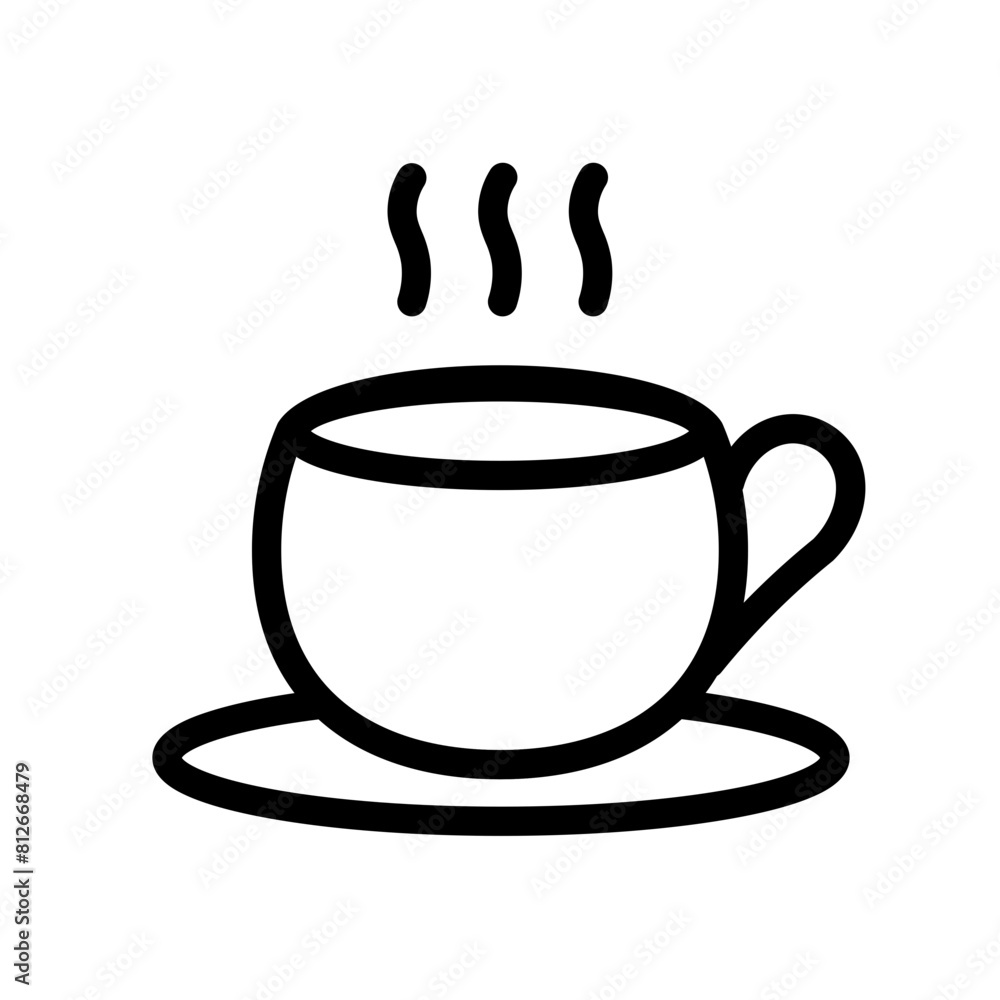 Cofee, Tea icon, Line, Solid, Suitable for Web Page, Mobile App, UI, UX design Cofee, Tea icon, Line, Solid, Suitable for Web Page, Mobile App, UI, UX design