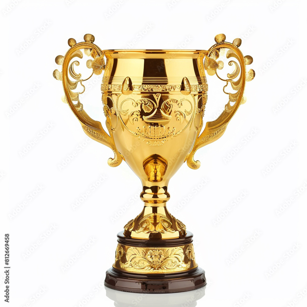 gold trophy cup isolated on white background gold trophy cup isolated on white background